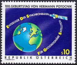 1992  100. Geburtstag von Hermann Potocnik - Raumfahrtpionier