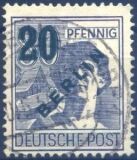 1949  Freimarken: Grünaufdruck Berlin