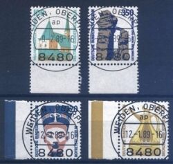 1989  Freimarken: Sehenswürdigkeiten aus Bogen