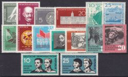 1958  versch. Markenausgaben