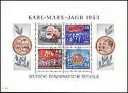 1953  Blockausgaben: Karl-Marx-Jahr - kompl.