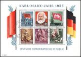 1953  Blockausgaben: Karl-Marx-Jahr - kompl.