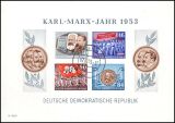 1953  Blockausgaben: Karl-Marx-Jahr - kompl.