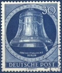 1951  Freiheitsglocke - Klppel rechts