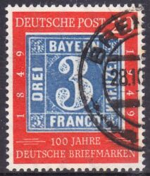 1949  100 Jahre Deutsche Briefmarken