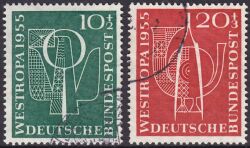 1955  Internationale Briefmarkenausstellung "Westropa"
