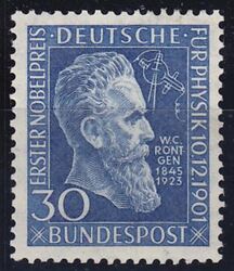 1951  Verleihung des Nobelpreises an Wilhelm Rntgen