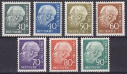 1956  Freimarken: Bundespräsident Theodor Heuss