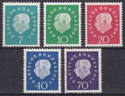 1959  Freimarken: Bundespräsident Theodor Heuss