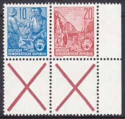1957  Freimarken: Fünfjahrplan W 6