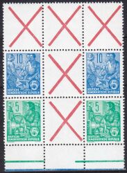 1957  Freimarken: Fünfjahrplan WZ 5/6