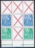 1957  Freimarken: Fünfjahrplan WZ 5/6