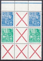 1957  Freimarken: Fünfjahrplan WZ 5/6