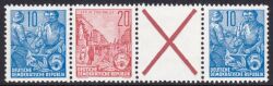 1957  Freimarken: Fünfjahrplan WZ 7