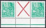 1957  Freimarken: Fünfjahrplan WZ 5