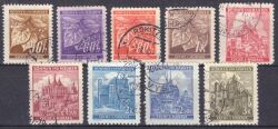 1941  Freimarken: Lindenzweig und Landschaften