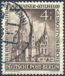 1953  Wiederaufbau der Kaiser-Wilhelm-Gedächtniskirche
