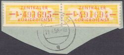 1958  Wertstreifen für den ZKD
