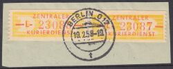 1958  Wertstreifen für den ZKD