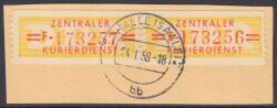 1958  Wertstreifen für den ZKD