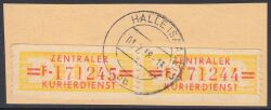 1958  Wertstreifen für den ZKD