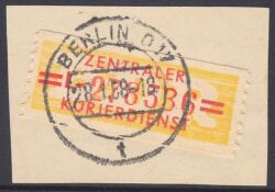 1958  Wertstreifen für den ZKD