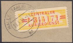 1958  Wertstreifen für den ZKD