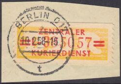 1958  Wertstreifen für den ZKD