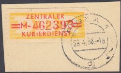 1958  Wertstreifen für den ZKD