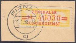 1958  Wertstreifen für den ZKD