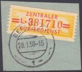 1958  Wertstreifen für den ZKD