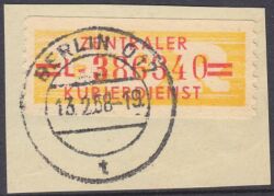 1958  Wertstreifen für den ZKD