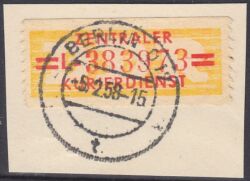 1958  Wertstreifen für den ZKD