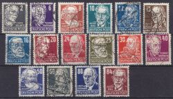 1948  Freimarken: Persönlichkeiten - Satz