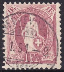 1882  Freimarken: Stehende Helvetia