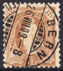 1882  Freimarken: Stehende Helvetia