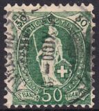 1899  Freimarken: Stehende Helvetia - Farbänderungen