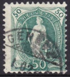 1899  Freimarken: Stehende Helvetia - Farbänderungen