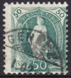 1899  Freimarken: Stehende Helvetia - Farbänderungen