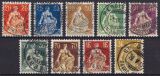 1908  Freimarken: Sitzende Helvetia