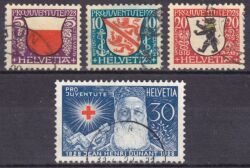 1928  "Pro Juventute": Wappen, Henri Dunant