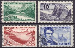 1931  "Pro Juventute": Landschaften - Alexander Vinet