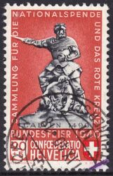 1940  "Pro Patria": Denkmäler mit geändertem Sockel