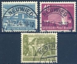 1954  Freimarken: Berliner Bauten - Satz