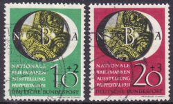 1951  Nationale Briefmarkenausstellung Wuppertal - Satz