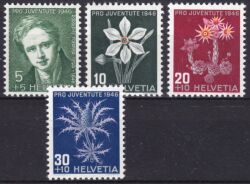 1946  "Pro Juventute": Alpenblumen
