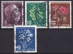 1948  "Pro Juventute": Alpenblumen