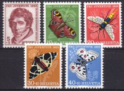 1955  "Pro Juventute": Insekten