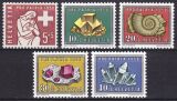 1958  "Pro Patria": Mineralien und Versteinerungen