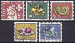 1958  Pro Patria: Mineralien und Versteinerungen